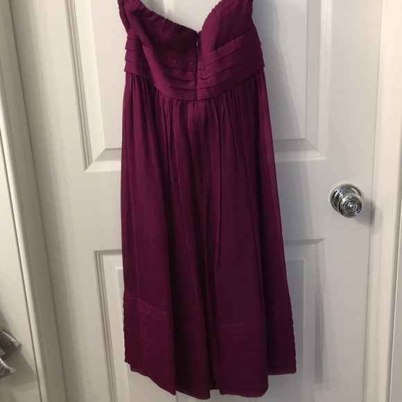 Strapless purple dress - Picture 2 of 2